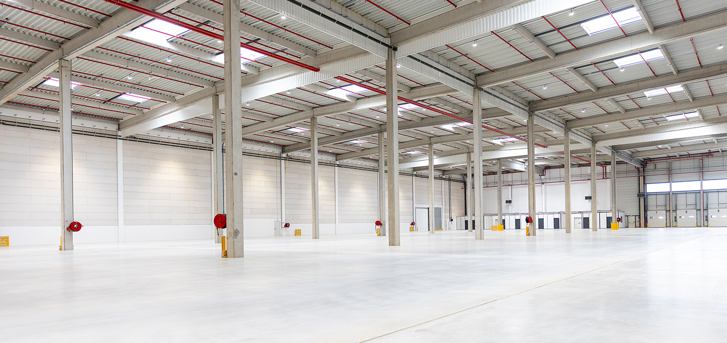 Intérieur plateforme logistique